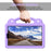 For Lenovo Tab K9  /  Tab One Case Kids Cartoon Patterns Hand Grip Kickstand Tablet EVA Cover - Purple - 7