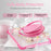 For iPad (2025) / iPad 10.9 (2022) Case Hand Grip Kickstand Pattern PC + TPU + Acrylic Tablet Cover - Pink - 7