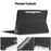 For Microsoft Surface Pro 12inch Case PU Leather Folding Stand Folio Tablet Cover - Black - 5