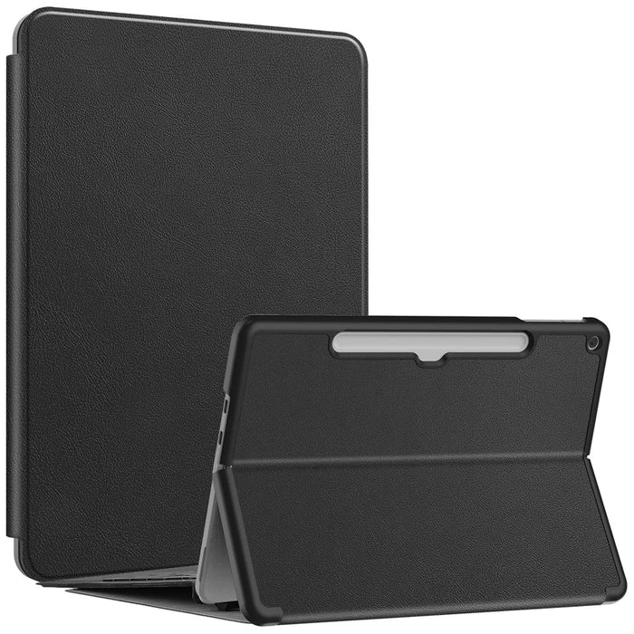 For Microsoft Surface Pro 12inch Case PU Leather Folding Stand Folio Tablet Cover - Black - 7
