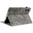 For Infinix Xpad 20 Case Tiger Imprint Anti-Scratch PU Leather Tablet Cover - Grey - 4