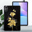 For Infinix Xpad 20 TPU Case Pattern Printing Slim Tablet Protective Cover - Golden Butterfly Rose - 2