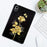 For Infinix Xpad 20 TPU Case Pattern Printing Slim Tablet Protective Cover - Golden Butterfly Rose - 4