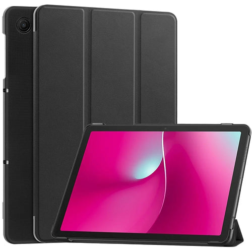 For T-Mobile REVVL Tab 2 (2025) Case Anti-Drop Leather Stand Tablet Cover - Black - 1