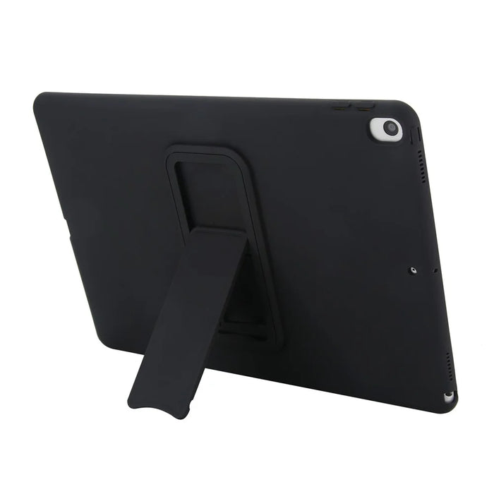 For iPad Air 10.5 inch (2019) Case TPU + PC Skin-Friendly Kickstand Tablet Cover - Black - 2