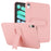 For iPad mini (2024) / (2021) Case TPU + PC Skin-Friendly Kickstand Tablet Cover - Pink - 1