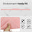 For iPad (2025) / 10.9 (2022) Case TPU + PC Skin-Friendly Kickstand Tablet Cover - Pink - 7