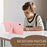 For Samsung Galaxy Tab A7 Lite 8.7-inch Case TPU + PC Skin-Friendly Kickstand Tablet Cover - Pink - 3