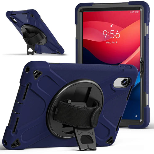 Kickstand Case for Motorola Moto Pad 60 Neo / Moto Pad (2026) / Lenovo Pad 11 2025 / 2024 / Tab K11 Gen 2 / Idea Tab / K11 / P11 Gen 2 / M11 / Zhaoyang K10 Cover - Navy Blue - 1