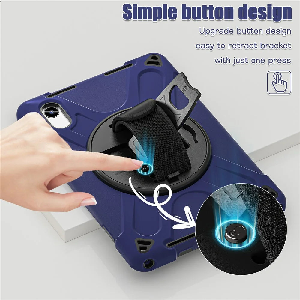 Kickstand Case for Motorola Moto Pad 60 Neo / Moto Pad (2026) / Lenovo Pad 11 2025 / 2024 / Tab K11 Gen 2 / Idea Tab / K11 / P11 Gen 2 / M11 / Zhaoyang K10 Cover - Navy Blue - 5