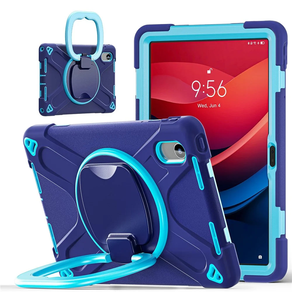 Kickstand Case for Motorola Moto Pad 60 Neo / Moto Pad (2026) / Lenovo Pad 11 2025 / 2024 / Tab K11 Gen 2 / Idea Tab / K11 / P11 Gen 2 / M11 Tablet Cover - Navy Blue - 1
