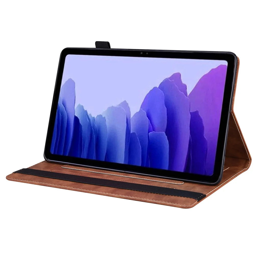 For Lenovo Xiaoxin Pad 2025 TB365FC Case PU Leather Protective Folio Tablet Cover with Card Holder - Brown - 3
