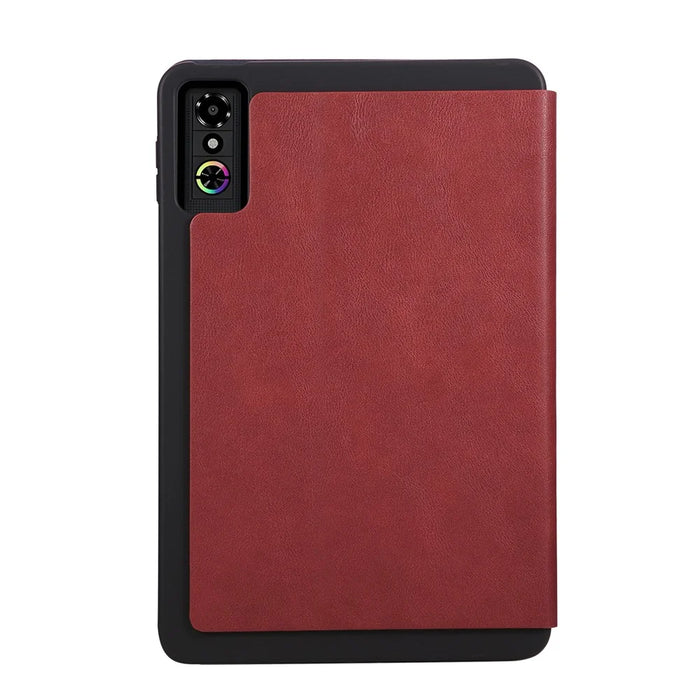 For ZTE nubia RedMagic Astra Shockproof Case PU Leather Tablet Cover with Stand - Red - 5