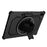 Kickstand Case for Samsung Galaxy Tab S10+ / S9+ / S8+ / S7+ / S7 FE PC + TPU Shockproof Tablet Cover with Hand Strap / Pen Slot - Black - 2