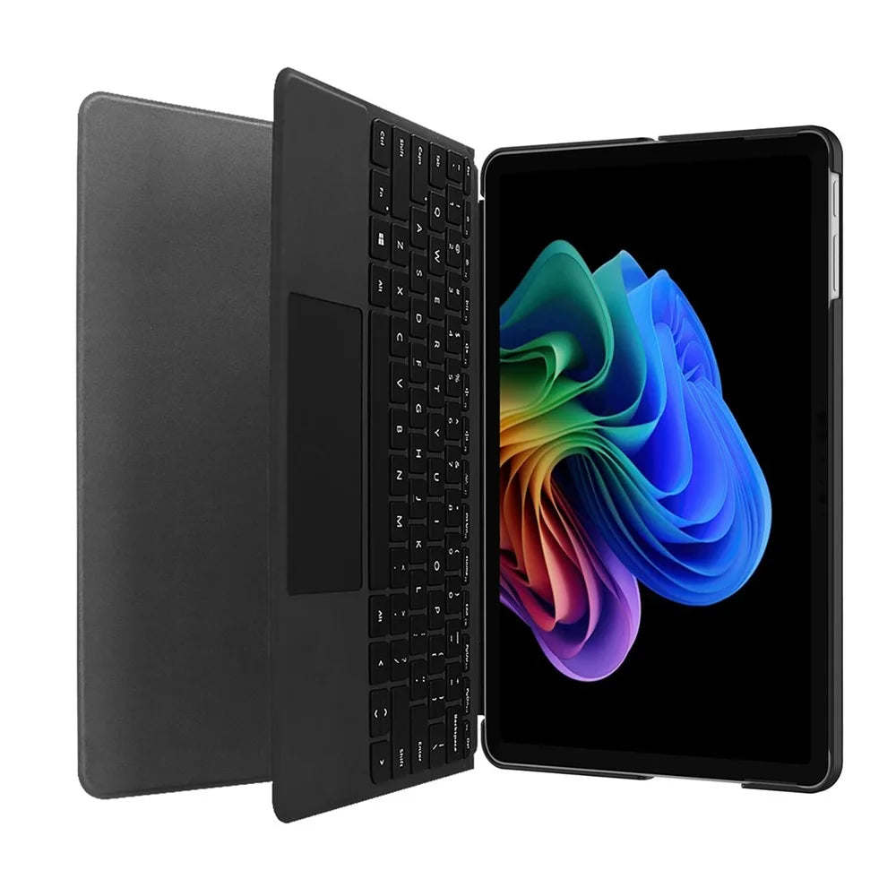 ENKAY HAT PRINCE For Microsoft Surface Pro 12inch Case PU Leather + PC Protective Cover with Stand - Blackish Green - 2