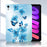 For iPad mini (2024)  /  (2021) Case Pattern Printing Slim Soft TPU Tablet Cover - Blue Butterfly - 2