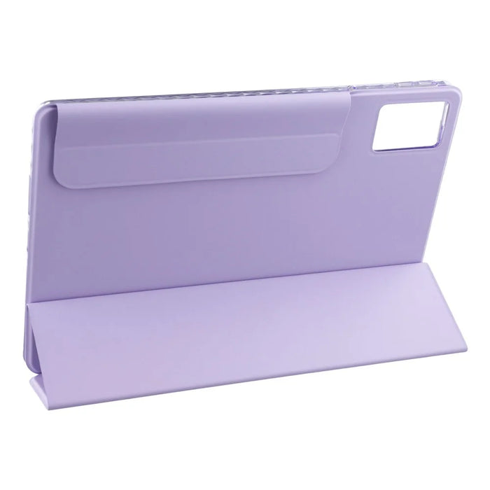 For Lenovo Tab K11 Gen 2 / Idea Tab / Xiaoxin Pad 11 2025 Case Folding Stand Magnetic Leather Tablet Cover - Purple - 3