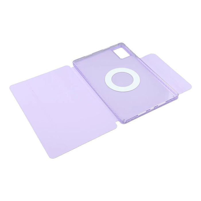 For Lenovo Tab K11 Gen 2 / Idea Tab / Xiaoxin Pad 11 2025 Case Folding Stand Magnetic Leather Tablet Cover - Purple - 4