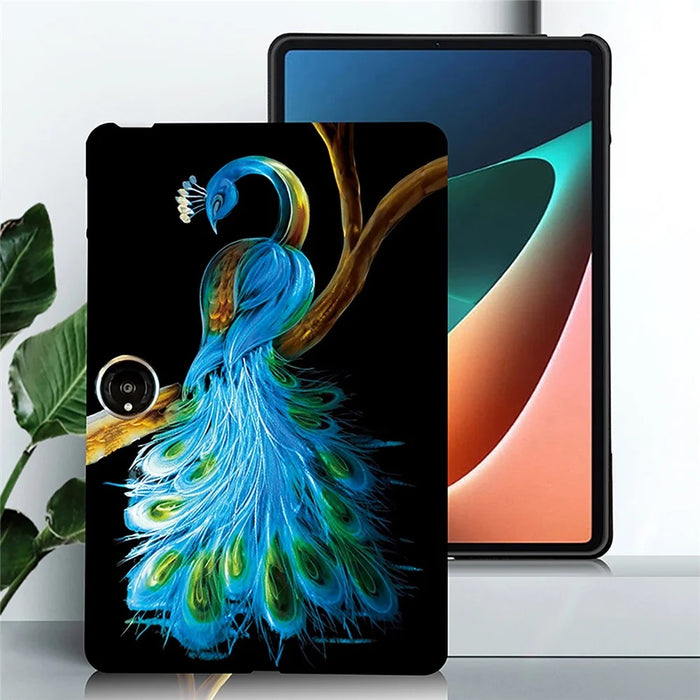 For OnePlus Pad 2 Case Pattern Printing Slim Soft TPU Tablet Cover - Peacock - 2