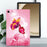 For Samsung Galaxy Tab A9+ Case Pattern Printing Slim Soft TPU Tablet Cover - Pink Butterfly - 2