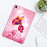 For Samsung Galaxy Tab A9+ Case Pattern Printing Slim Soft TPU Tablet Cover - Pink Butterfly - 4