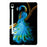 Tablet Case For Samsung Galaxy Tab S9 FE / S9 Pattern Printing Slim Soft TPU Cover - Peacock - 1