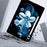 Tablet Case For Samsung Galaxy Tab S10+  /  S9+  /  S9 FE+ Pattern Printing Slim Soft TPU Cover - Black Orchid - 3