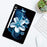 Tablet Case For Samsung Galaxy Tab S10+  /  S9+  /  S9 FE+ Pattern Printing Slim Soft TPU Cover - Black Orchid - 4