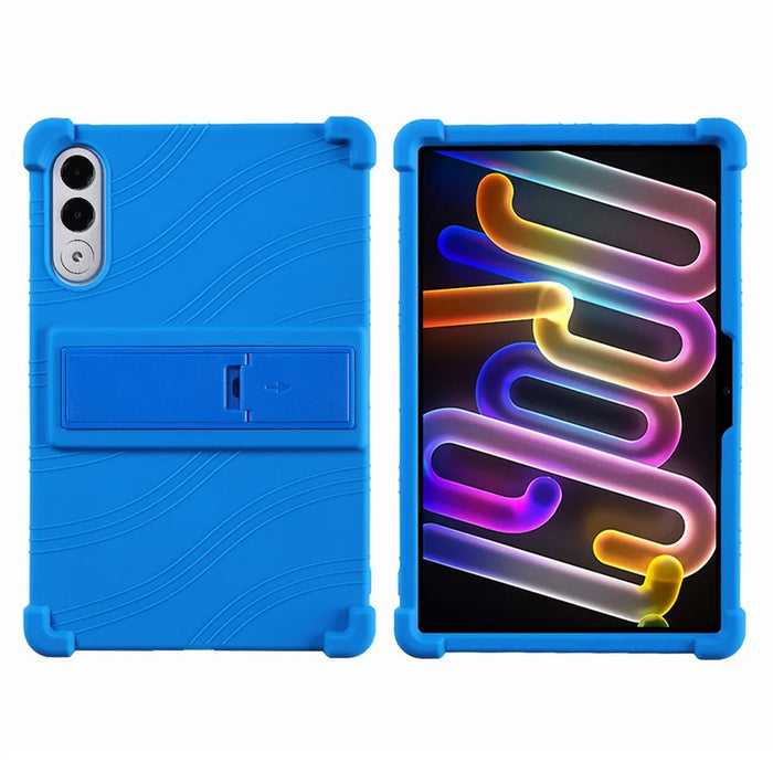 For Lenovo Xiaoxin Pad Pro GT / Yoga Tab 11.1 Case Adjustable Kickstand Silicone Tablet Protective Cover - Dark Blue - 1