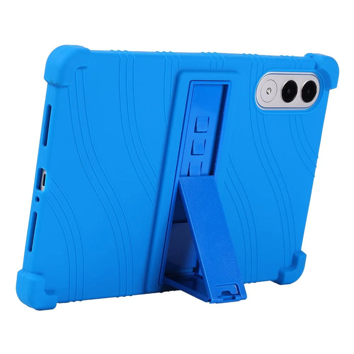 For Lenovo Xiaoxin Pad Pro GT / Yoga Tab 11.1 Case Adjustable Kickstand Silicone Tablet Protective Cover - Dark Blue - 2