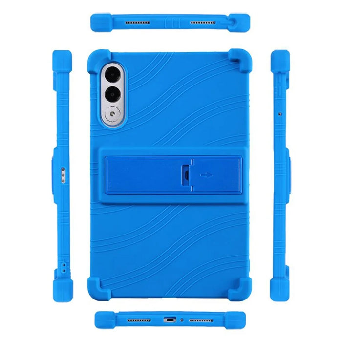 For Lenovo Xiaoxin Pad Pro GT / Yoga Tab 11.1 Case Adjustable Kickstand Silicone Tablet Protective Cover - Dark Blue - 4