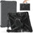 For Microsoft Surface Pro 12inch Case with Shoulder Strap Rotating Kickstand Silicone + PC Tablet Cover - Black - 2