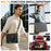 For Microsoft Surface Pro 12inch Case with Shoulder Strap Rotating Kickstand Silicone + PC Tablet Cover - Black - 3