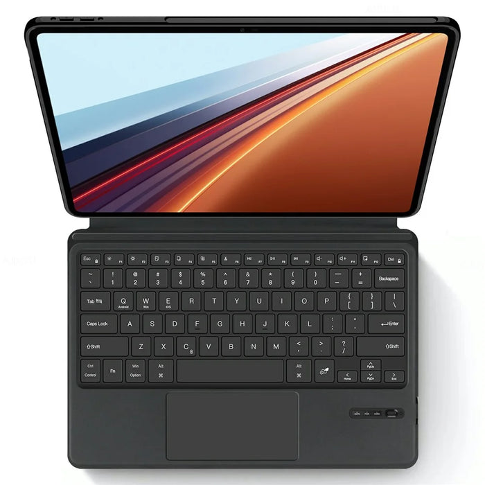 For Honor Pad GT2 Pro Leather Case + Touchpad Bluetooth-Compatible Keyboard (without Backlit) - 2