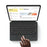 For Honor Pad GT2 Pro Leather Case + Touchpad Bluetooth-Compatible Keyboard (without Backlit) - 4