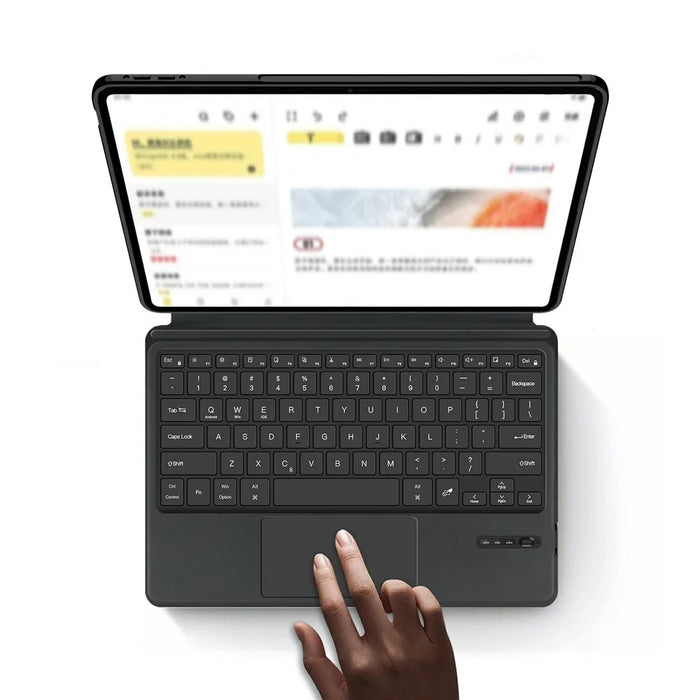For Honor Pad GT2 Pro Leather Case + Touchpad Bluetooth-Compatible Keyboard (without Backlit) - 4