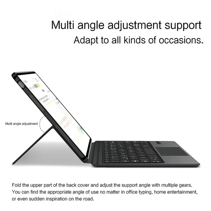 For Honor Pad GT2 Pro Leather Case + Touchpad Bluetooth-Compatible Keyboard (without Backlit) - 6