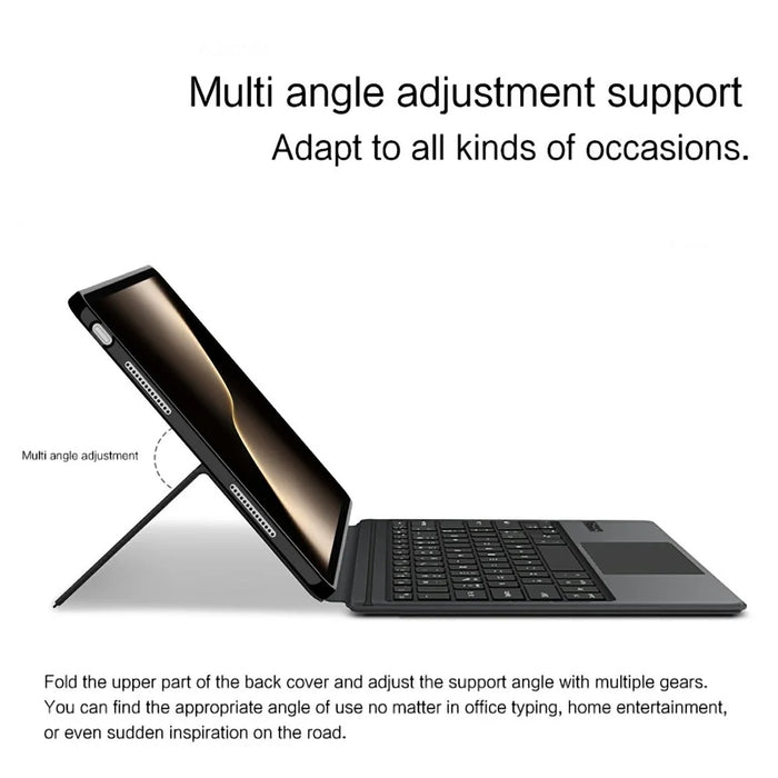 For Honor MagicPad3 13.3 Leather Case + Touchpad Bluetooth-Compatible Keyboard (without Backlit) - 6
