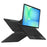 For Samsung Galaxy Tab S10 FE+ Floating Magnetic Bluetooth-Compatible Keyboard (Arabic) + Leather Tablet Case - 4