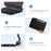 For Samsung Galaxy Tab S10 FE+ Floating Magnetic Bluetooth-Compatible Keyboard (Arabic) + Leather Tablet Case - 7
