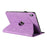 For iPad mini (2024) / (2021) Case Rotating Stand Solid Color PU Leather Tablet Cover - Light Purple - 4