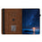 For Samsung Galaxy Tab A11+ / A9+ Case Rotating Stand Solid Color PU Leather Tablet Cover - Brown - 2