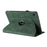 Tablet Case for Samsung Galaxy Tab A7 10.4 (2020) T500 T505 Rotating Stand Solid Color PU Leather Cover - Green - 4
