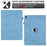 Tablet Case For iPad Air 11 (2026) / (2025) / (2024) / Air (2022) / (2020) Rotating Stand Solid Color PU Leather Cover - Sky Blue - 7