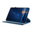 Tablet Case For Samsung Galaxy Tab S10 FE  /  S9 FE  /  S9 Rotating Stand Solid Color PU Leather Cover - Sky Blue - 3