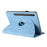 Tablet Case For Samsung Galaxy Tab S10 FE  /  S9 FE  /  S9 Rotating Stand Solid Color PU Leather Cover - Sky Blue - 4