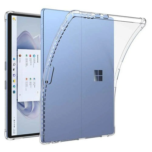 Tablet Case For Microsoft Surface Pro 11  /  10  /  9  /  8 Four Corner Shockproof Clear TPU Cover - 1