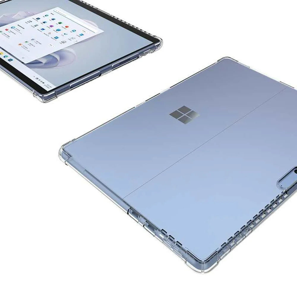 Tablet Case For Microsoft Surface Pro 11  /  10  /  9  /  8 Four Corner Shockproof Clear TPU Cover - 2