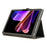 For Blackview Mega 2 Tablet Case Skin-touch PU Leather Cover with Folding Stand - Black - 4