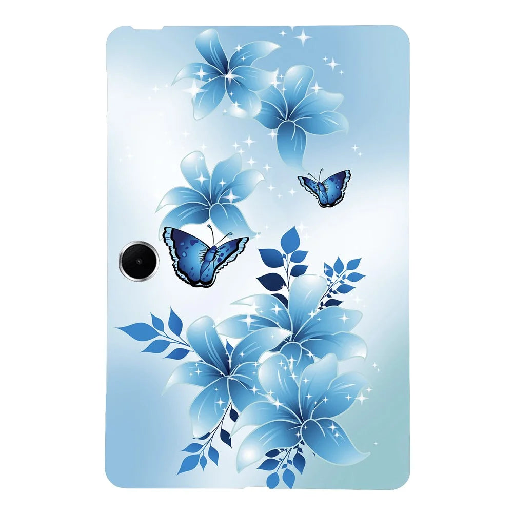 For OnePlus Pad Lite  /  Oppo Pad SE Case Pattern Printing Slim Soft TPU Tablet Cover - Blue Butterfly - 1